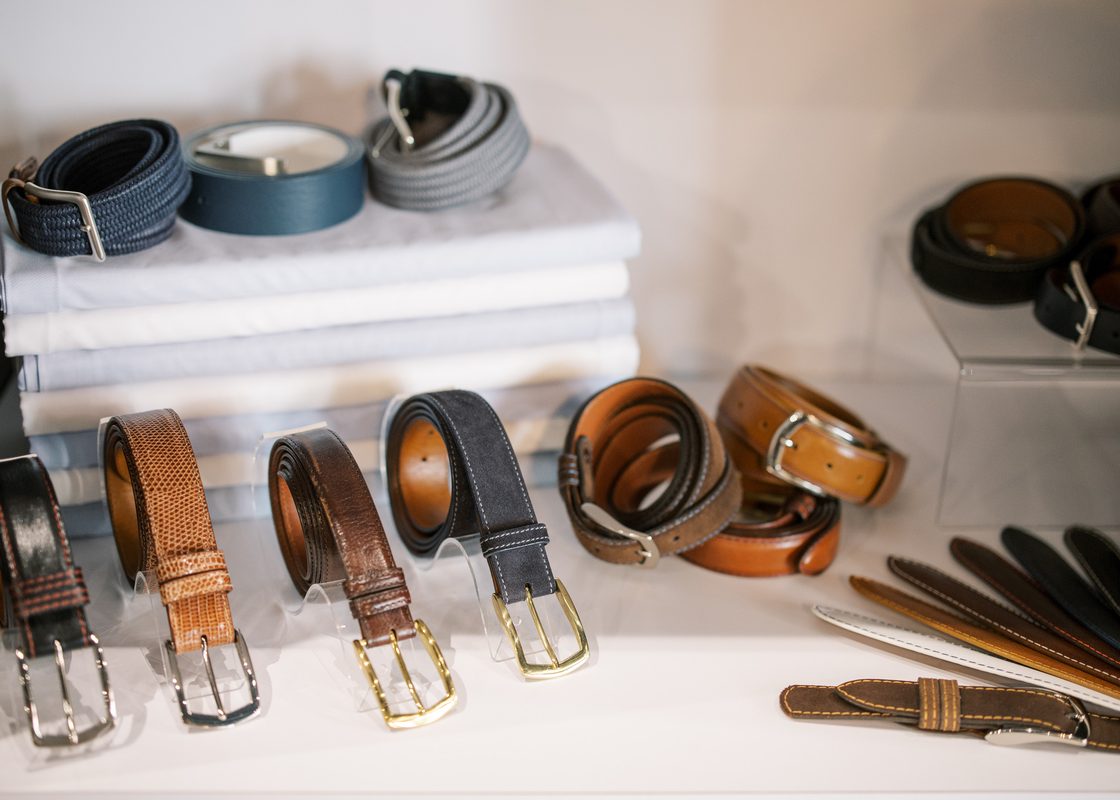 Custom belts and leather